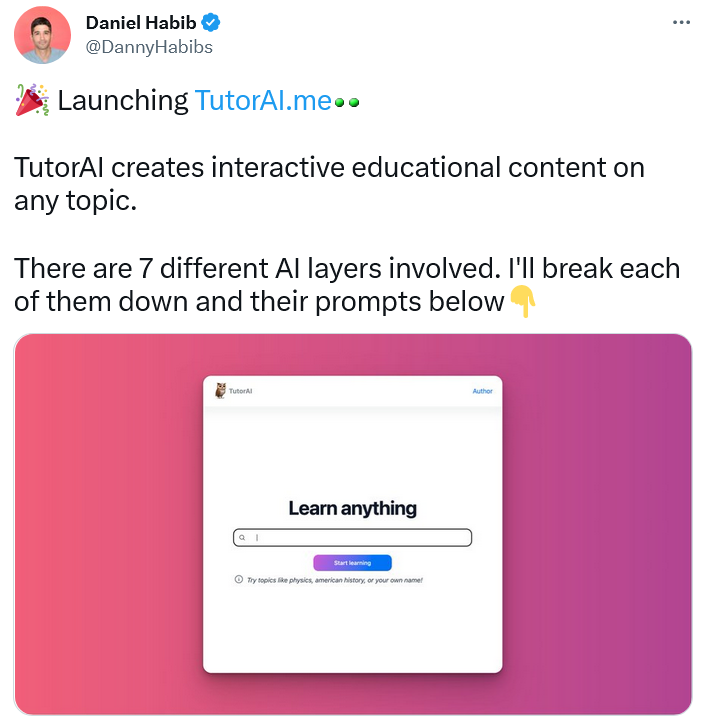 TutorAI: Educational content creator