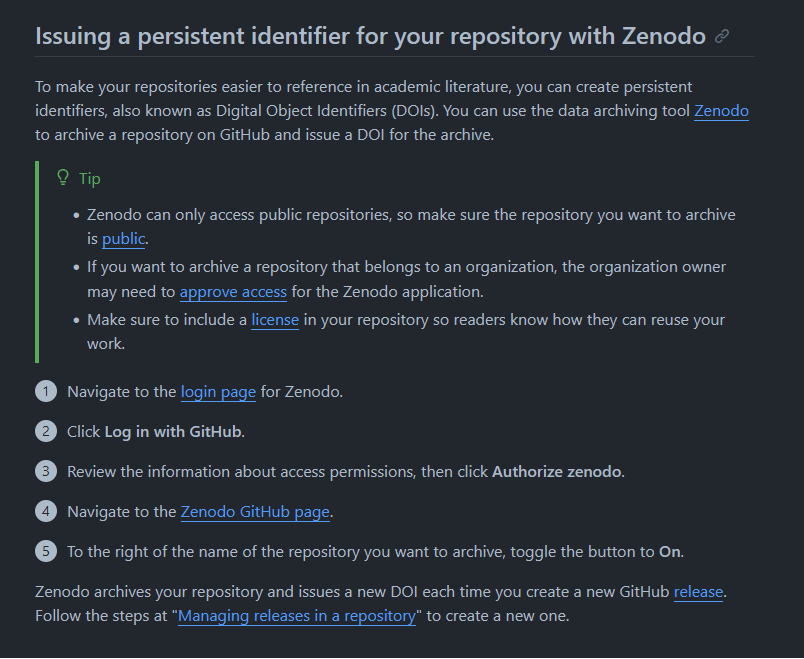 Zenodo Repository CDH Reproducible Research Workshop – CDH Reproduciblity Workshop
